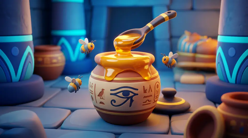 Pot honing uit het oude Egypte als wetenschappelijk weetje